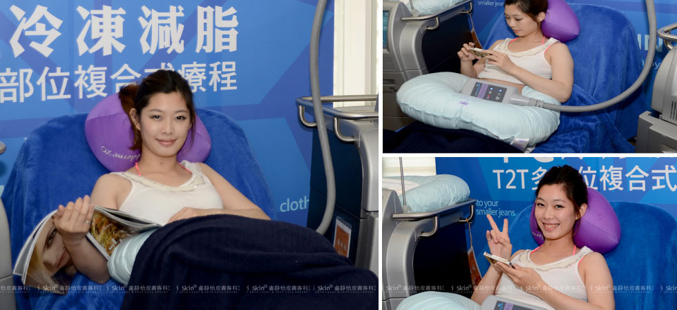 接著就可以舒服的躺在美療床上玩玩手機、看看雜誌 或者,忙裡偷閒的好好睡上一小時!