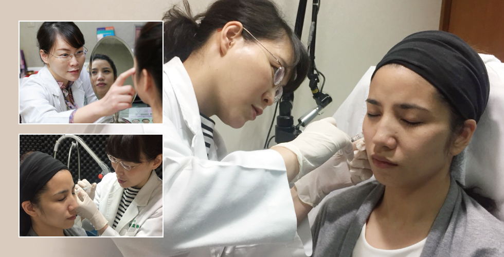 為了改善我的黑眼圈及臉部凹陷,讓我看起來更有精神,盧靜怡院長建議我使用玻尿酸,雖然玻尿酸到處都有,但我只能說技術真的是決定一切的勝敗關鍵啊!
