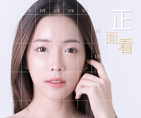 面部美學的中軸線 臉部黃金比例 美感的決勝點