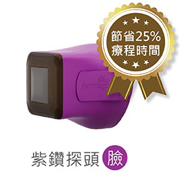 紫鑽探頭 臉部